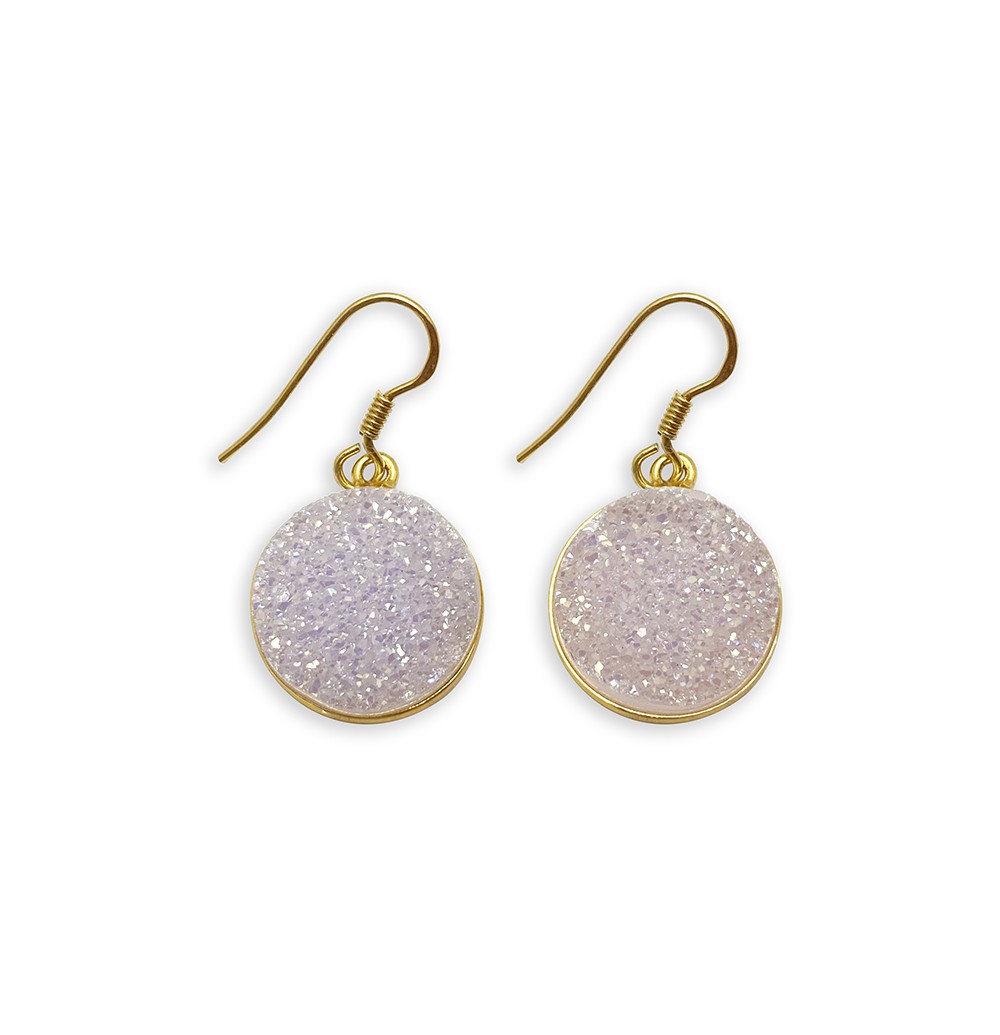 small druzy earrings